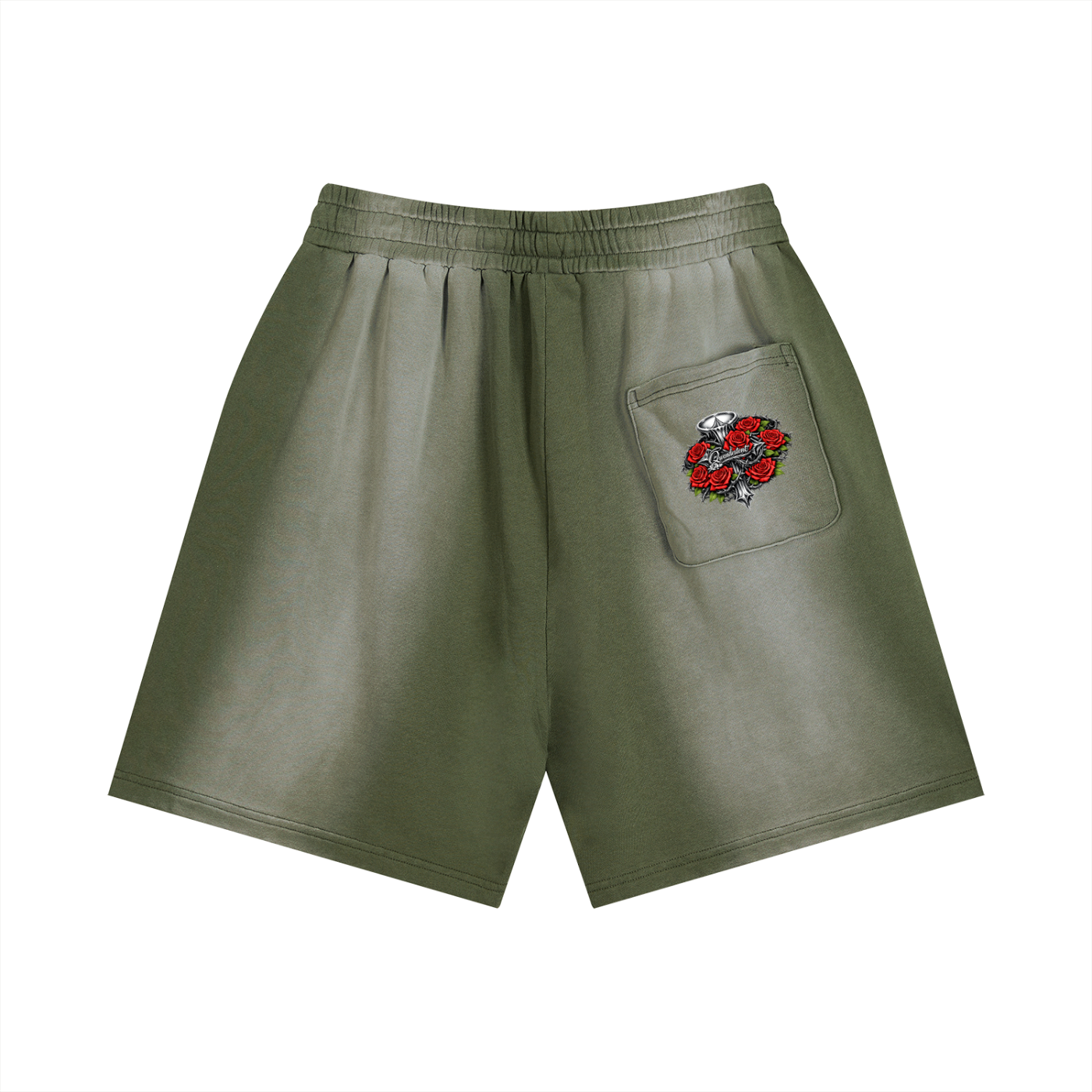 Sun Fade Distressed Shorts