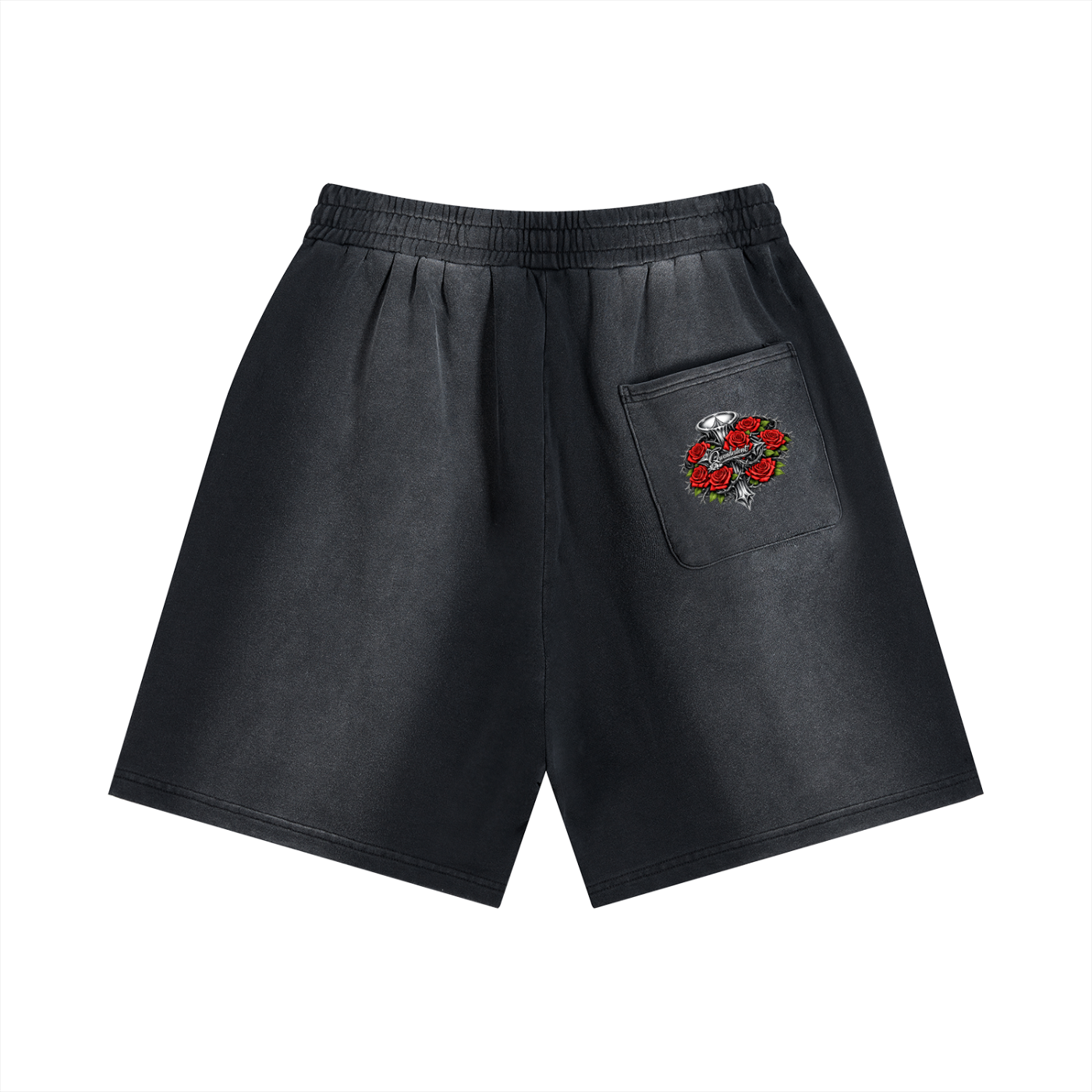 Sun Fade Distressed Shorts